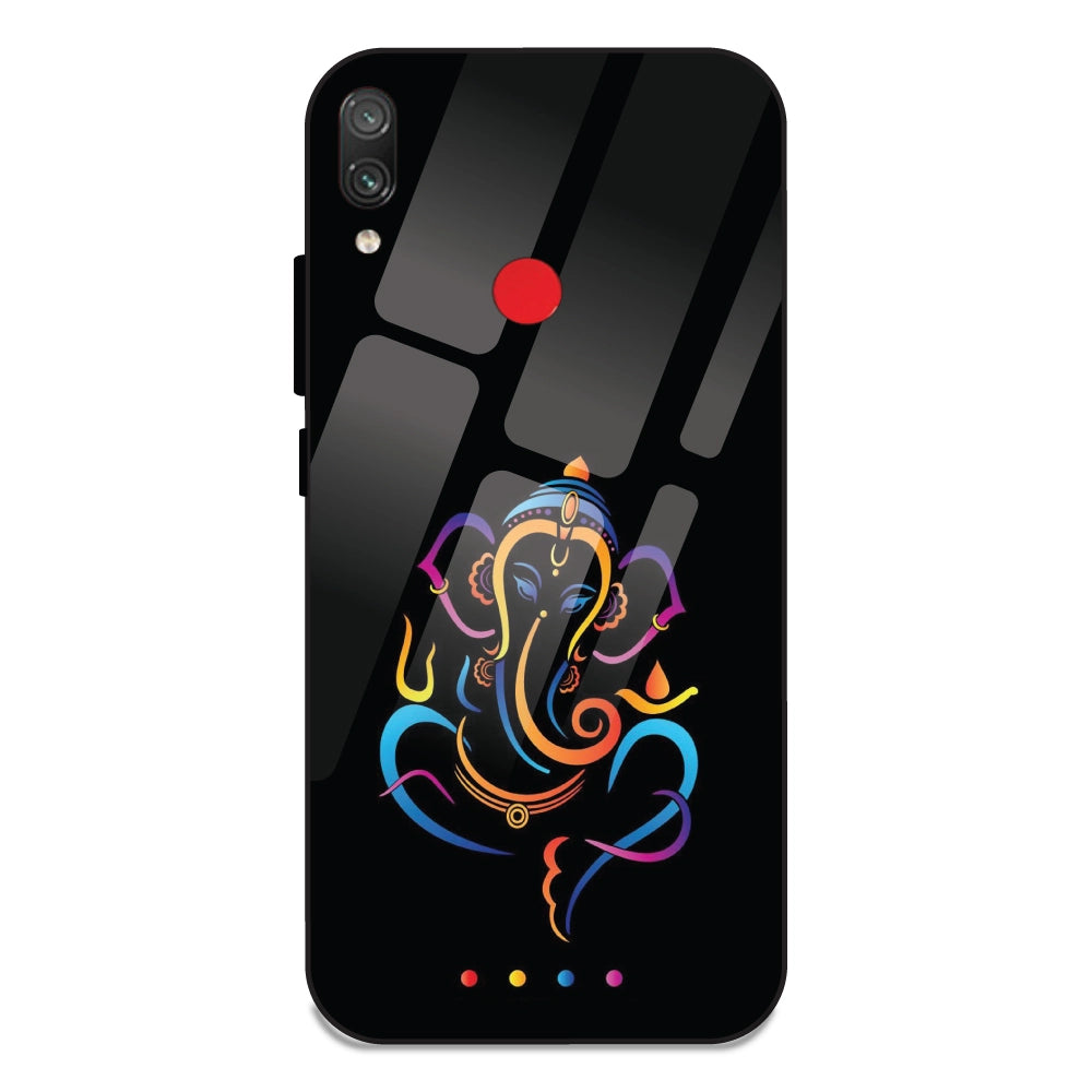 Lord Ganpati - Glass Cases For Redmi Note 7S
