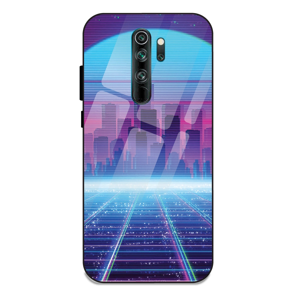 Cityscape Synthwave - Glass Cases For Redmi Note 8 Pro