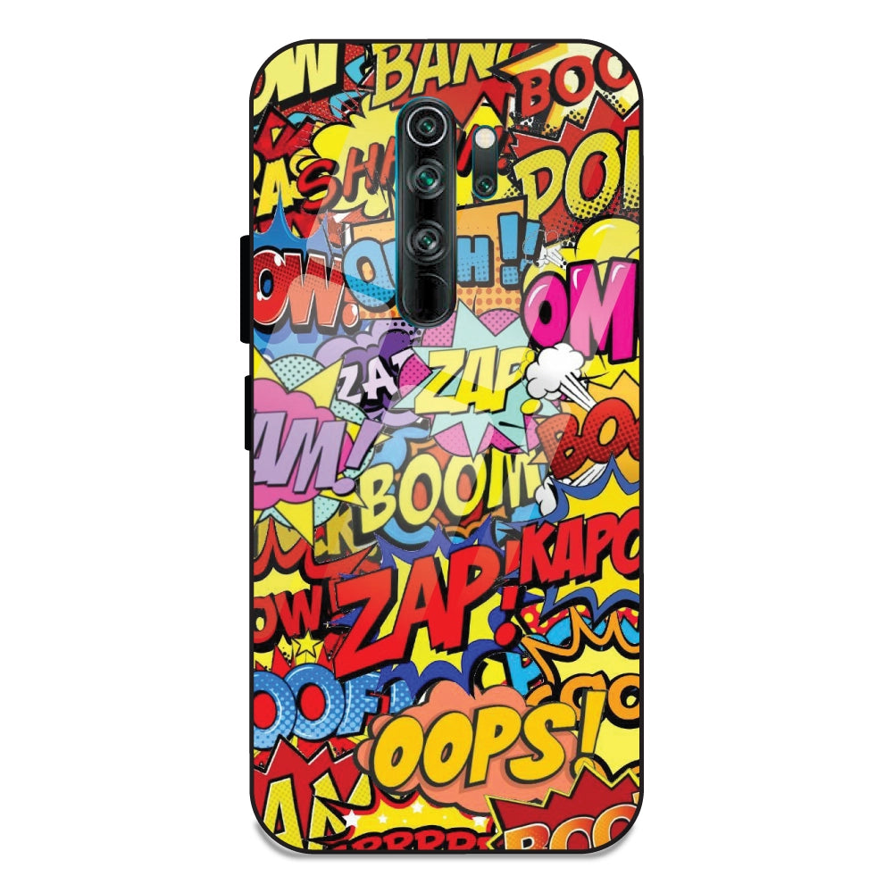 Comic Pop Art - Glass Cases For Redmi Note 8 Pro
