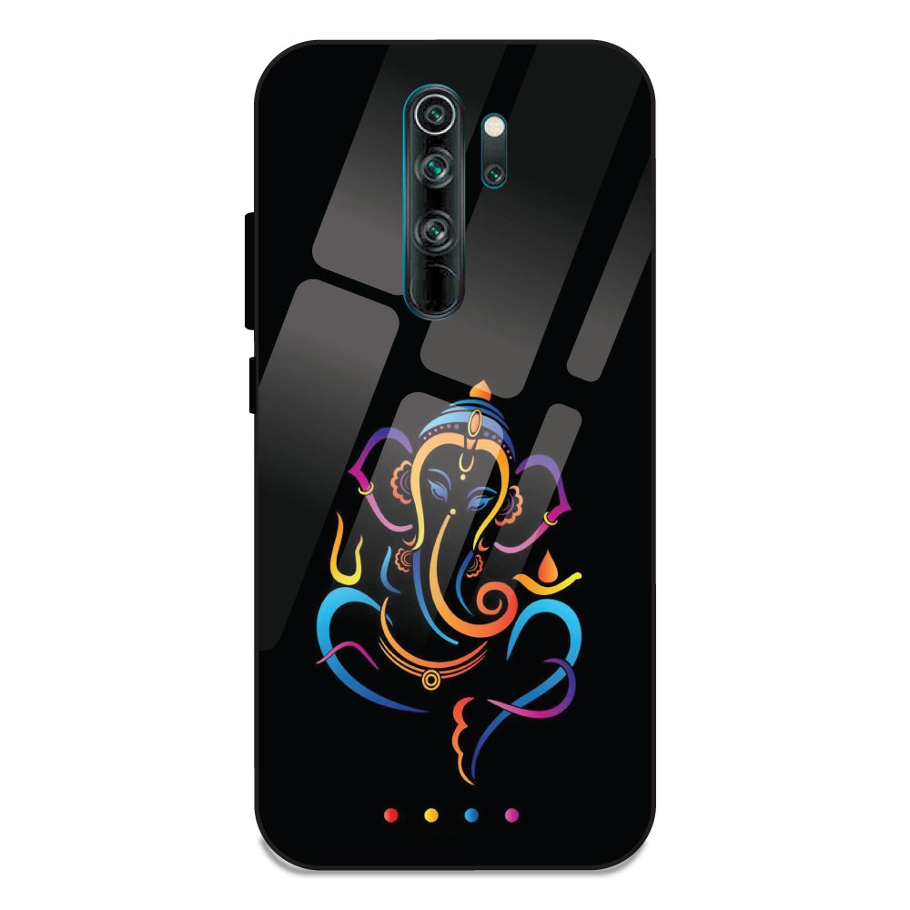 Lord Ganpati - Glass Cases For Note 8 Pro