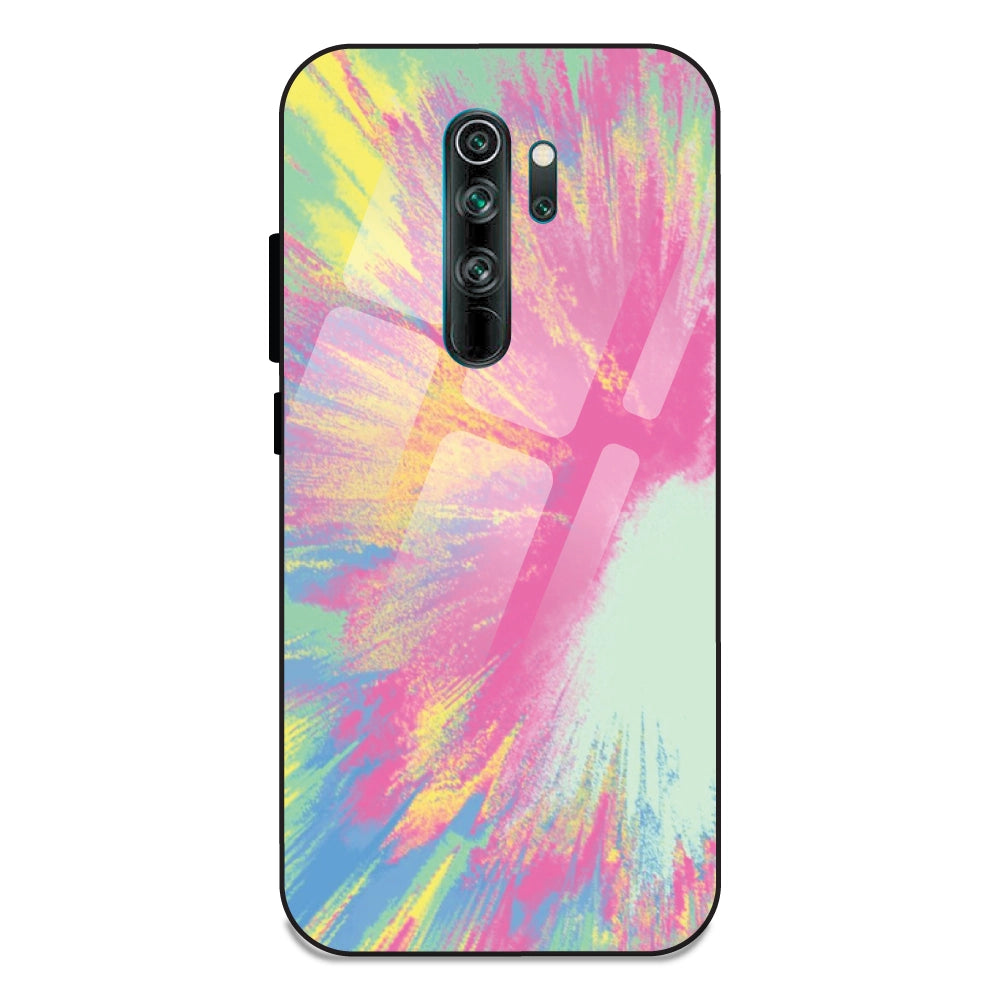 Pastel Splash Tie Dye - Glass Case For Note 8 Pro