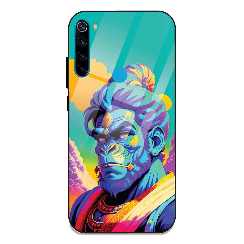 Lord Hanuman - Glass Cases For Redmi Note 8