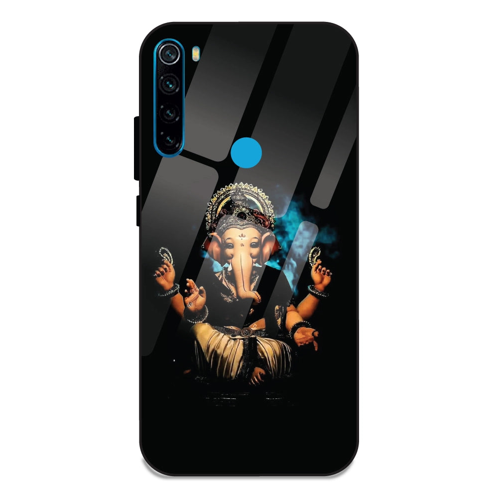 Lord Ganesh - Glass Cases For Redmi Note 8