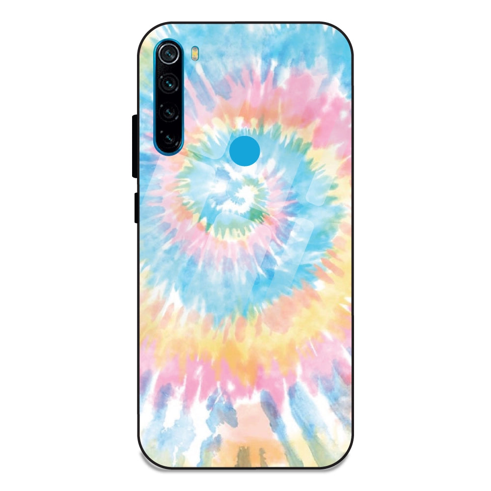 Pastel Tie Dye - Glass Case For Redmi Note 8