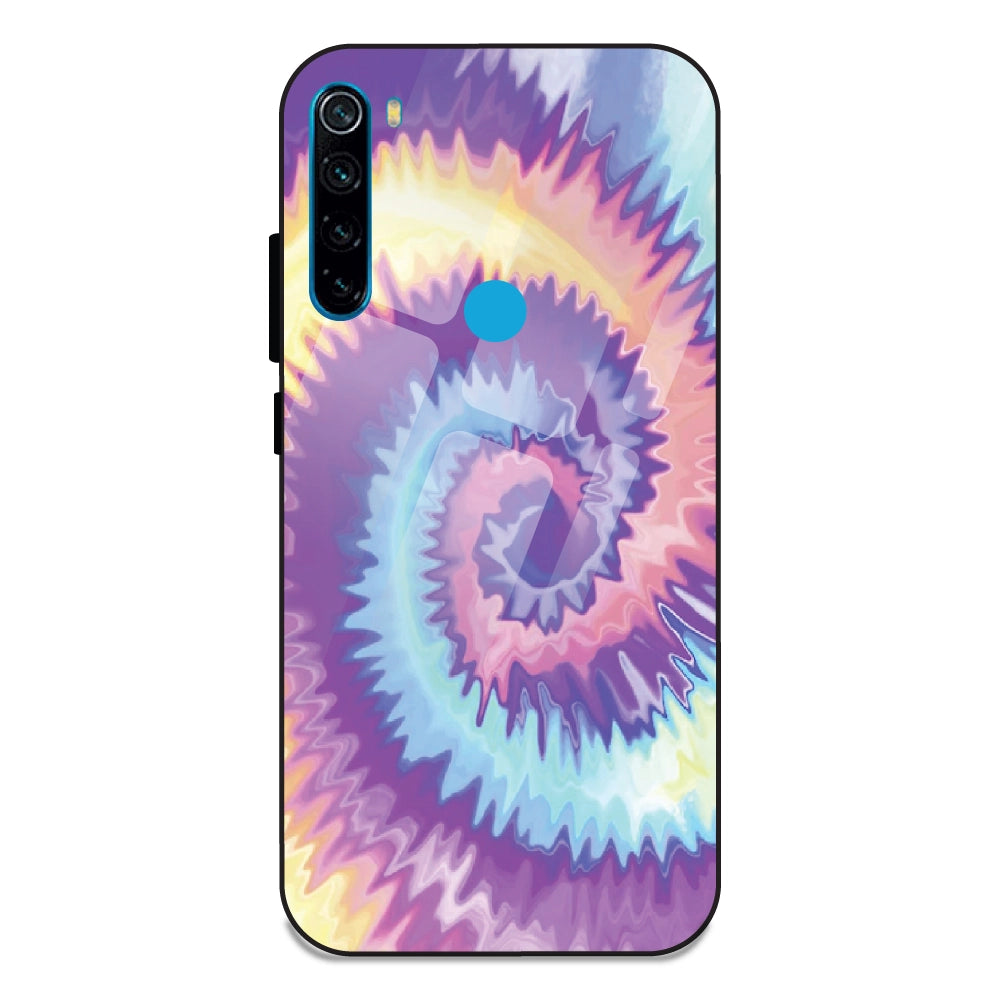 Unicorn Tie Dye - Glass Case For Redmi Note 8
