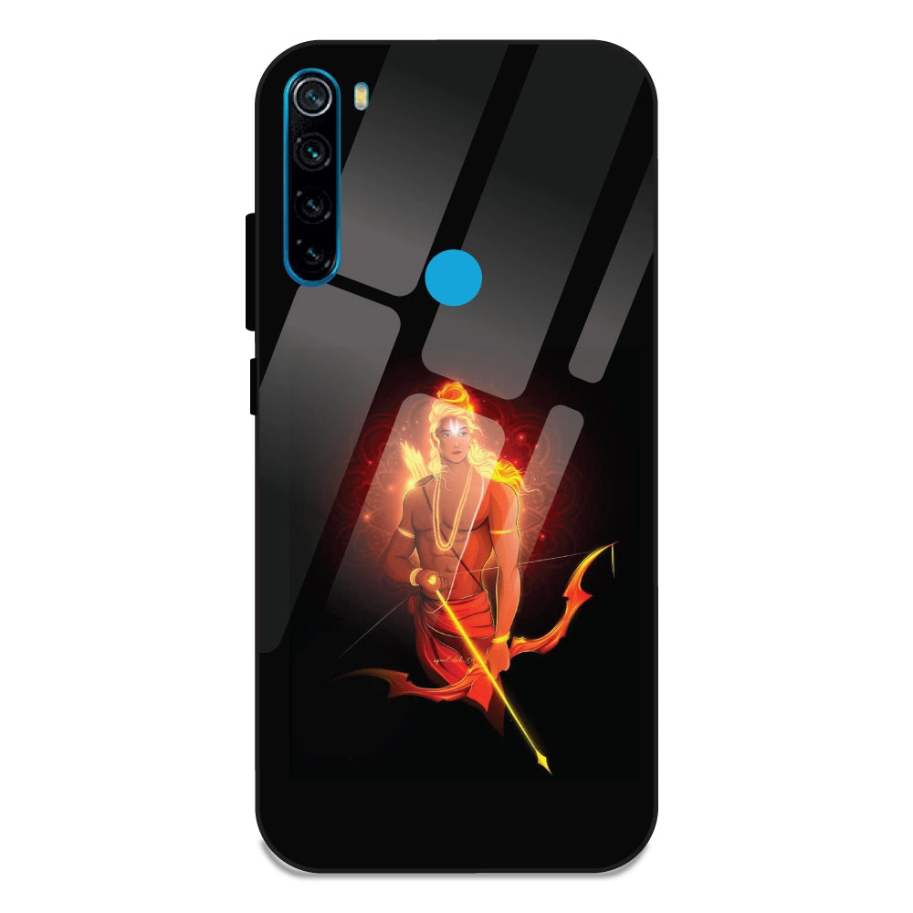 Lord Rama - Glass Cases For Redmi Note 8