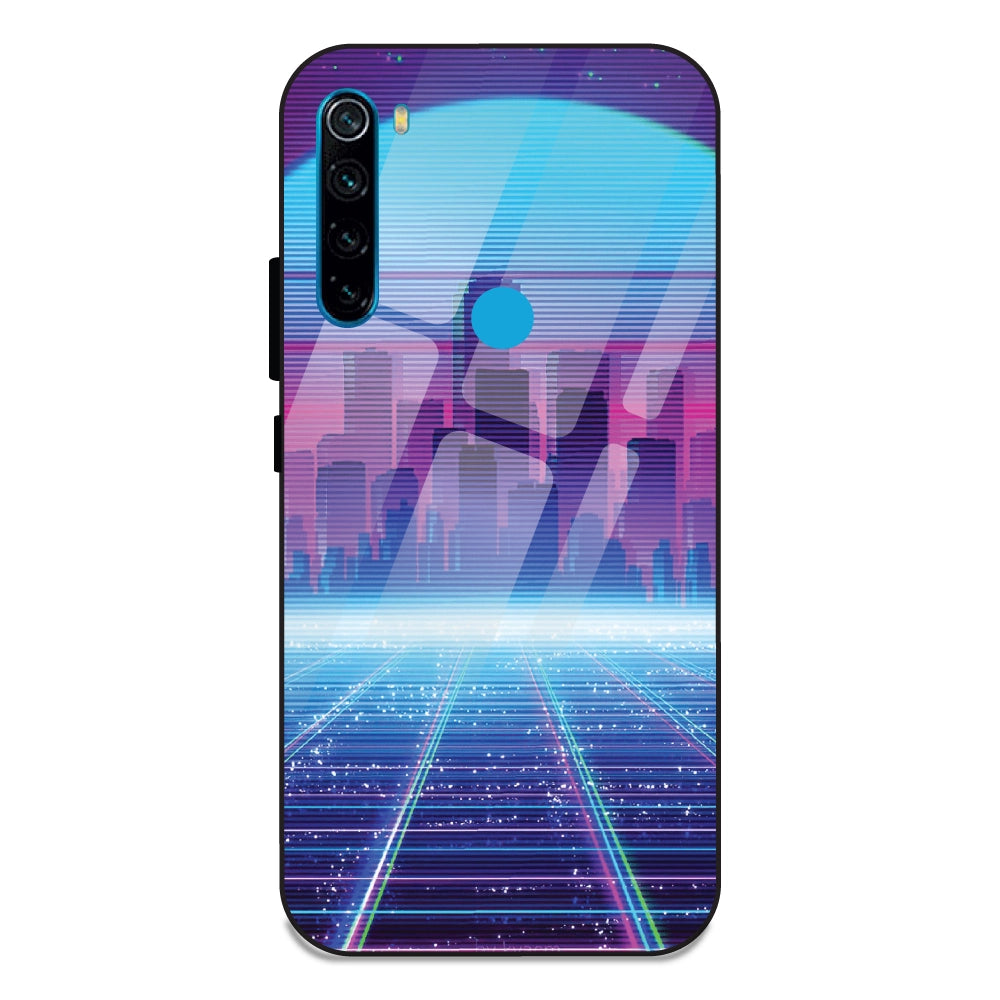 Cityscape Synthwave - Glass Cases For Redmi Note 8