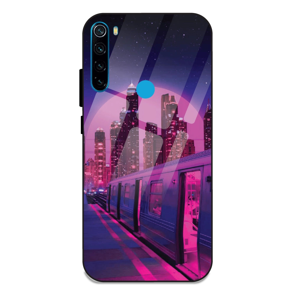 Neon City Synthwave - Glass Cases For Redmi Note 8