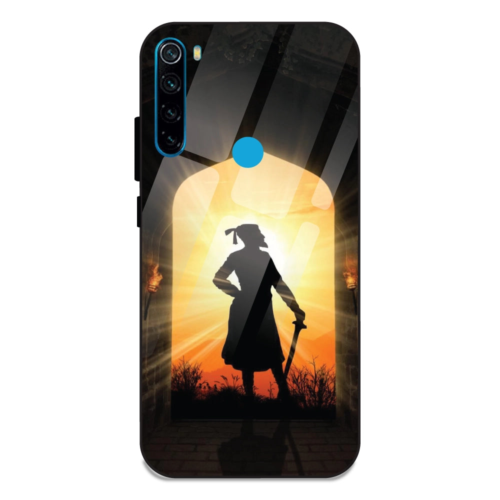 Shivaji Maharaj - Glass Cases For Redmi Note 8