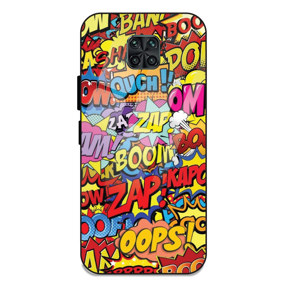 Comic Pop Art - Glass Cases For Redmi Note 9 Pro