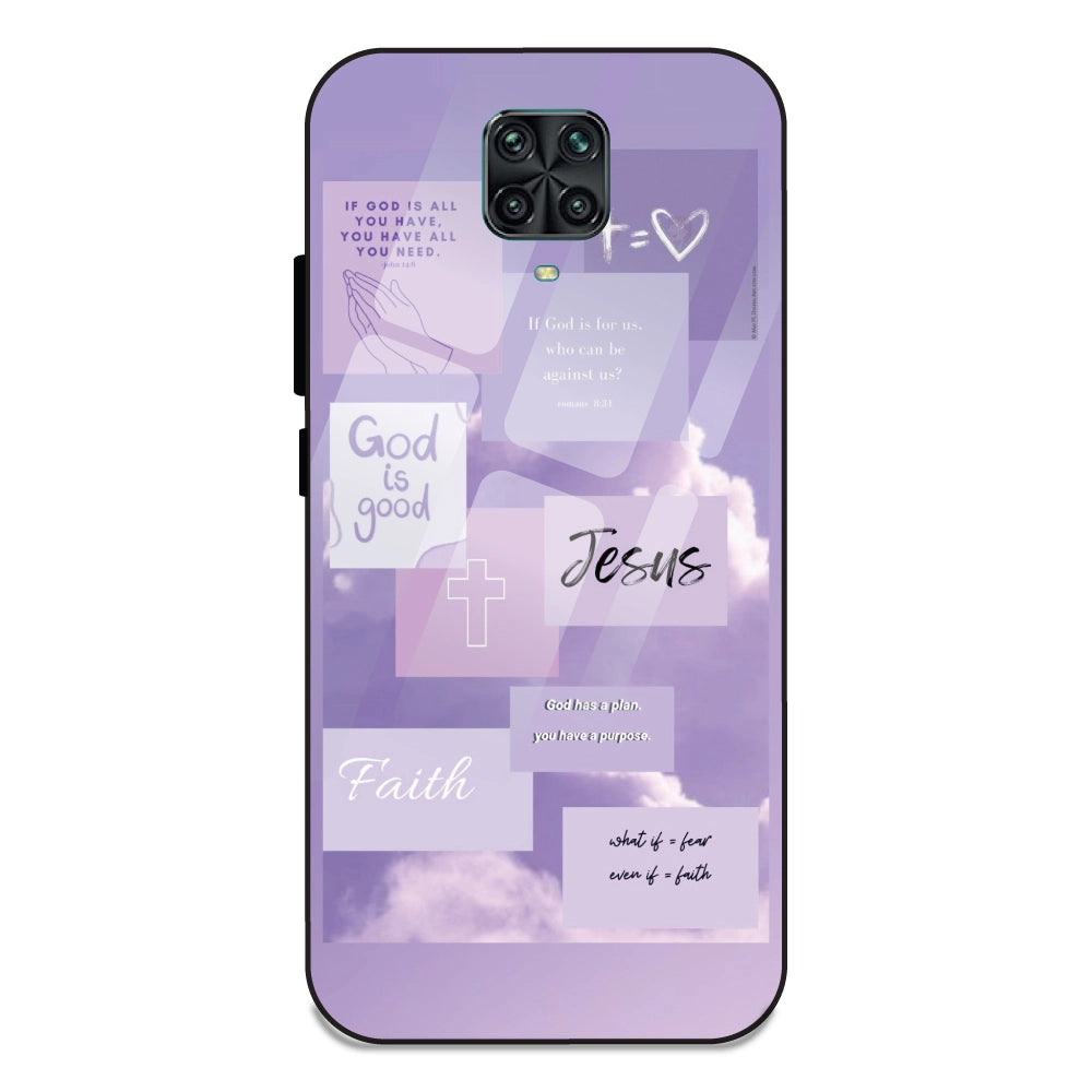 Jesus My Lord - Glass Cases For Redmi Note 9 Pro