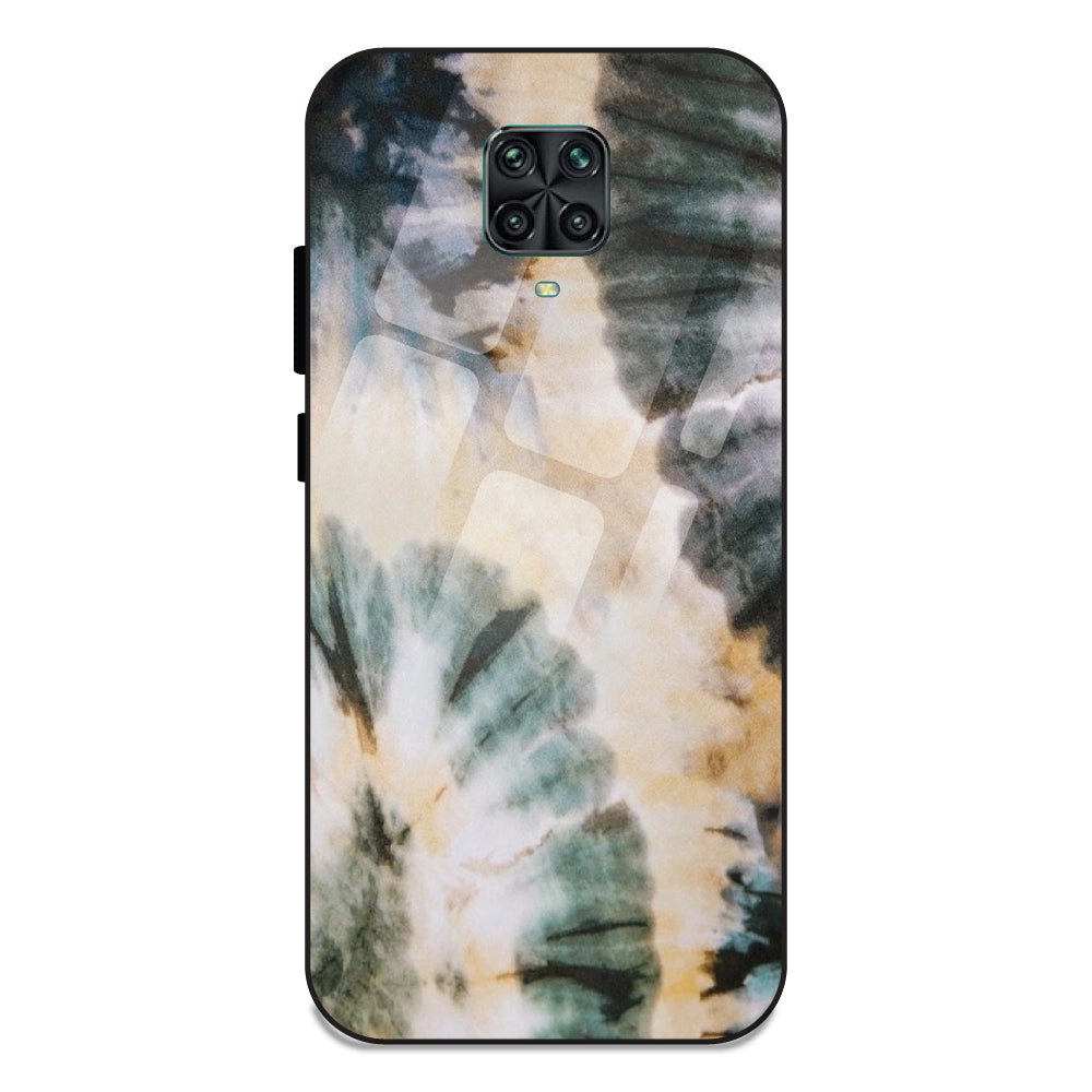 Black And Gold Tie Dye For Redmi Note 9 Pro