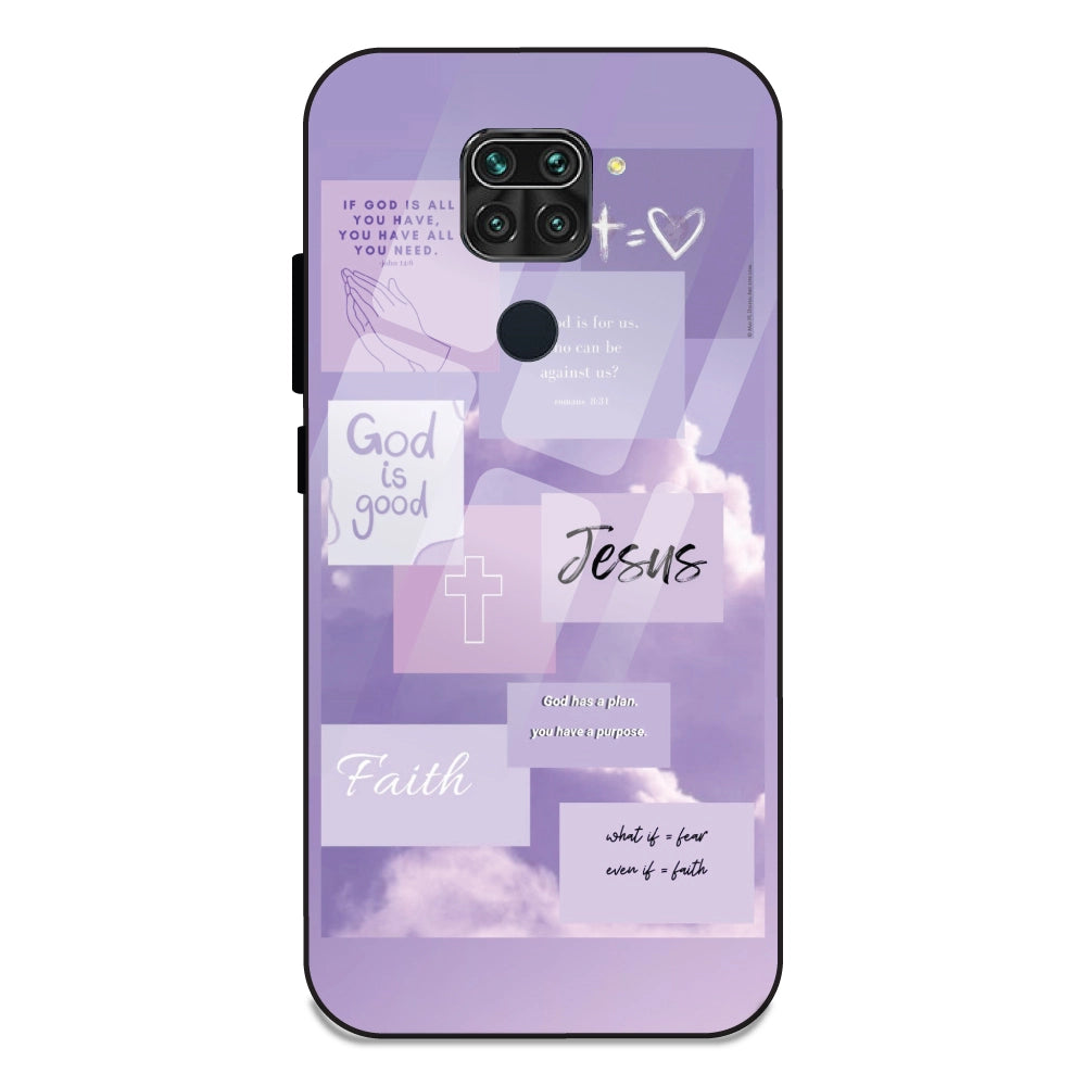 Jesus My Lord - Glass Cases For Redmi Note 9