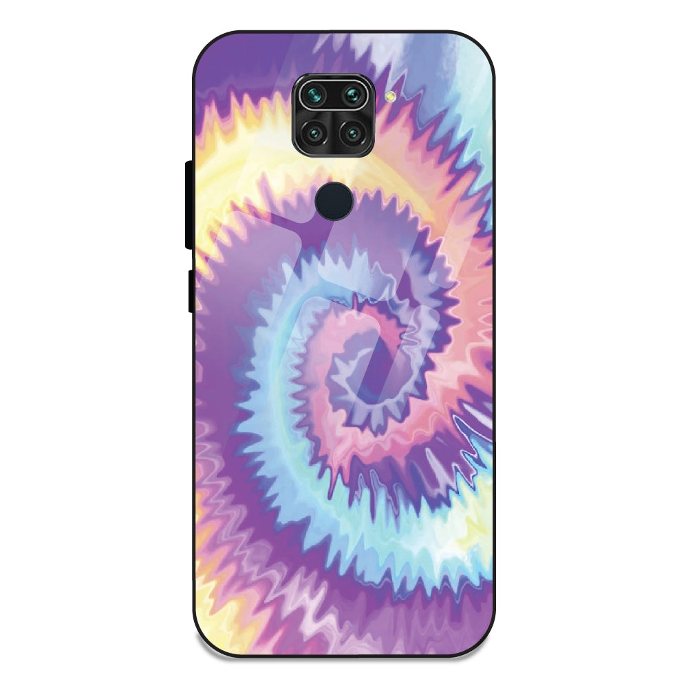 Unicorn Tie Dye - Glass Case For Redmi Note 9