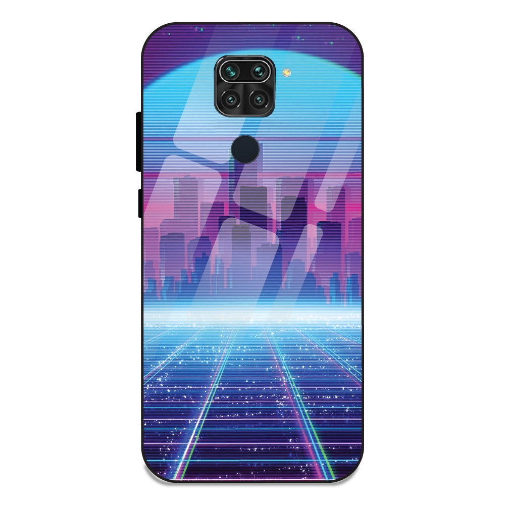 Cityscape Synthwave - Glass Cases For Redmi Note 9