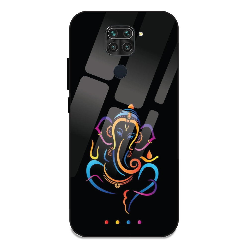 Lord Ganpati - Glass Cases For Redmi Note 9