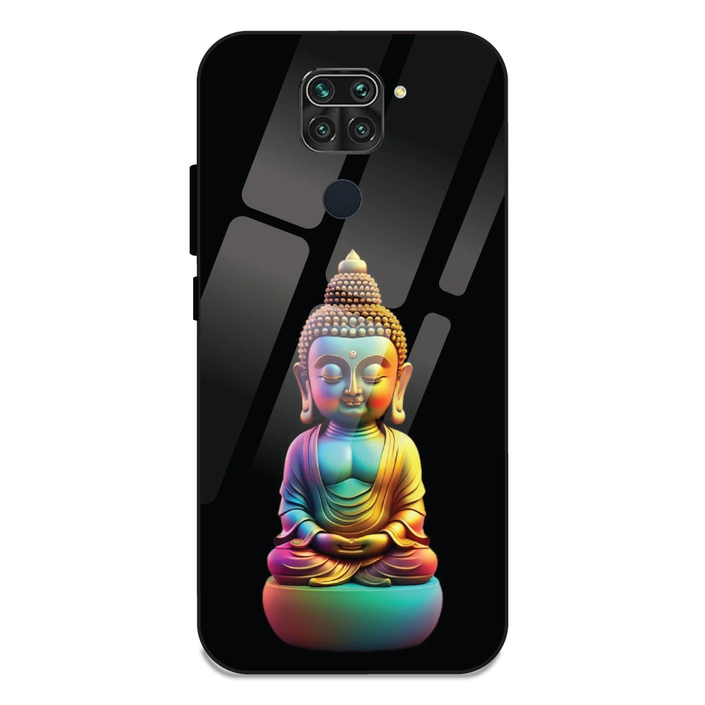Gautam Buddha - Glass Cases For Redmi Note 9
