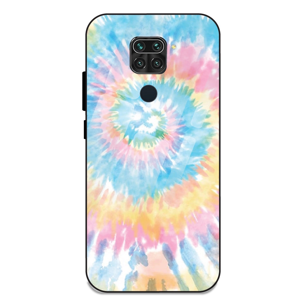 Pastel Tie Dye - Glass Case For Redmi Note 9