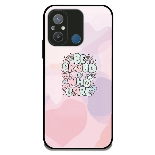 Be Proud of Who U Are - Glossy Metal Silicone Case For Redmi Models