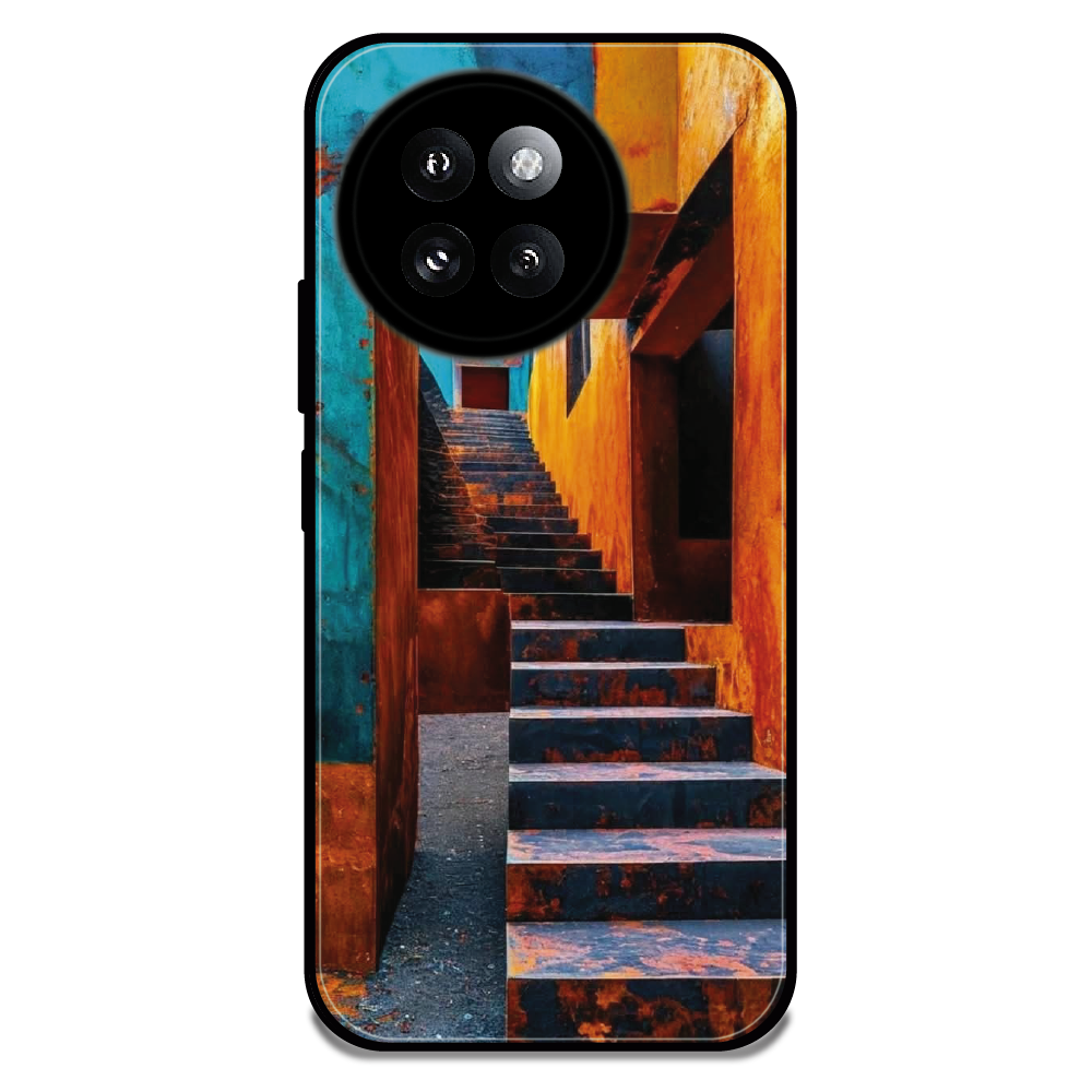 Urban Stairway - Glossy Metal Silicone Case For Redmi Models
