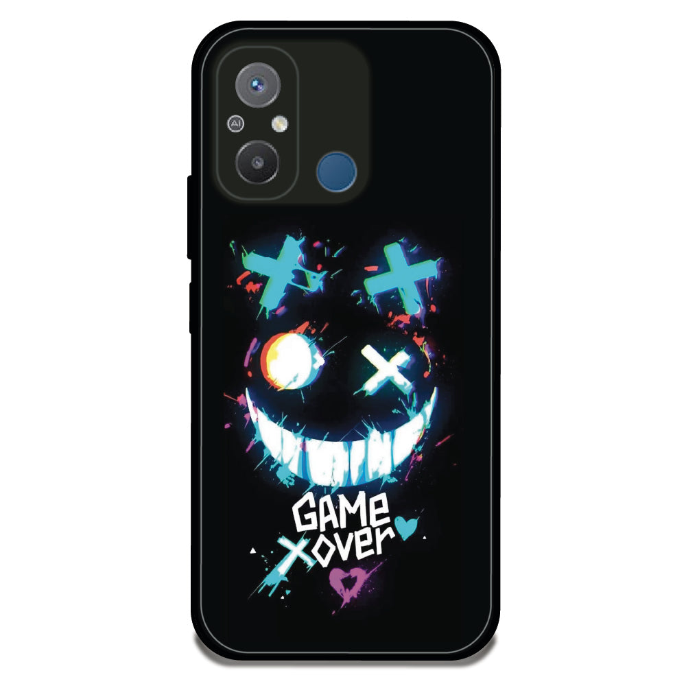 Grinning Game Over - Glossy Metal Silicone Case For Redmi Models