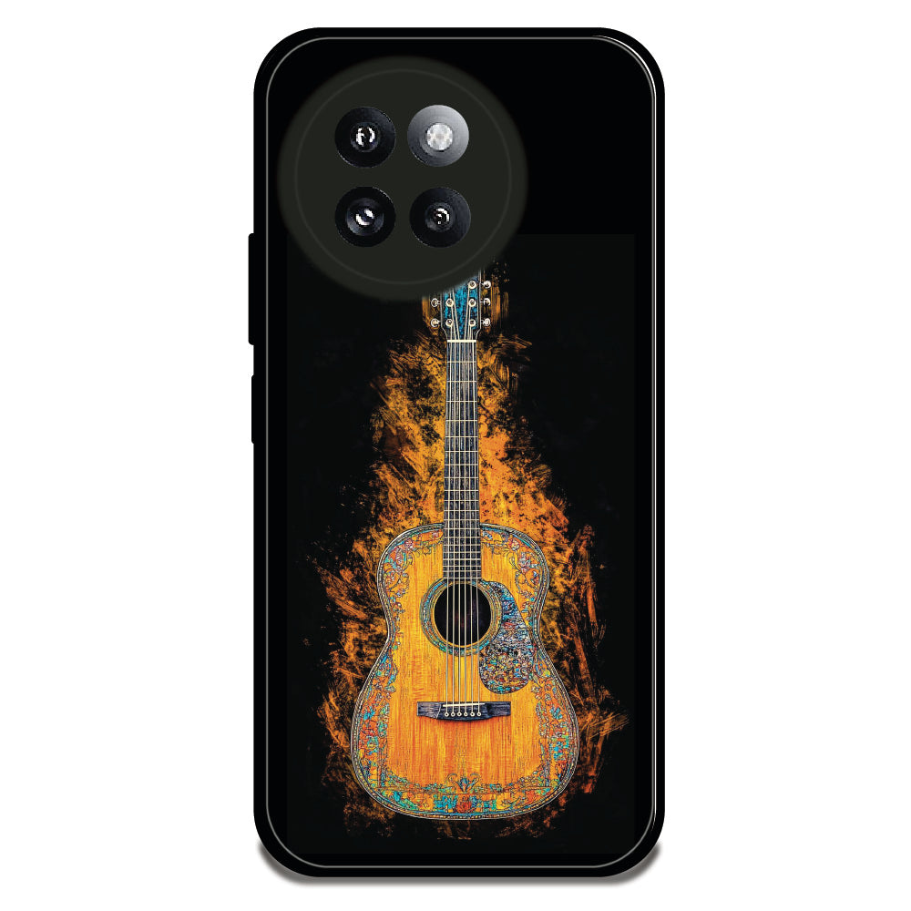 Blazing Guitar - Glossy Metal Silicone Case For Redmi Models