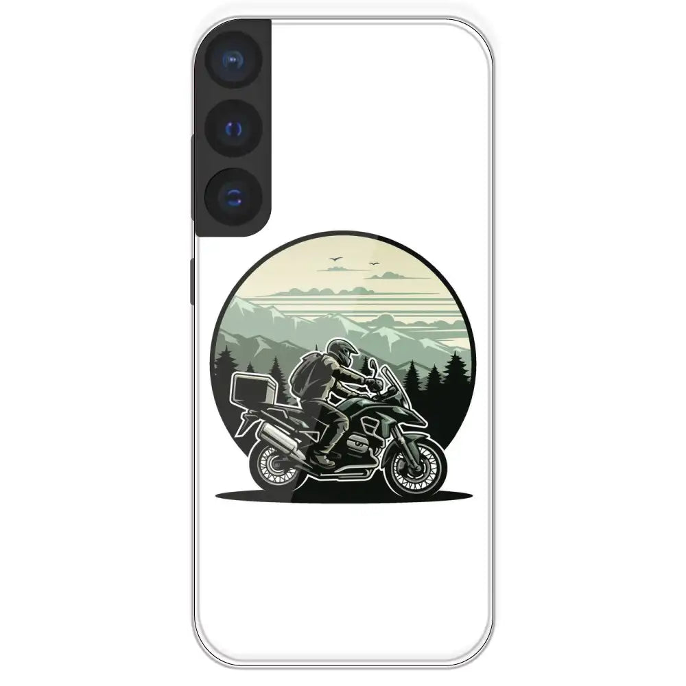 Biker - Printed Silicone Case For Samsung Galaxy S21 FE