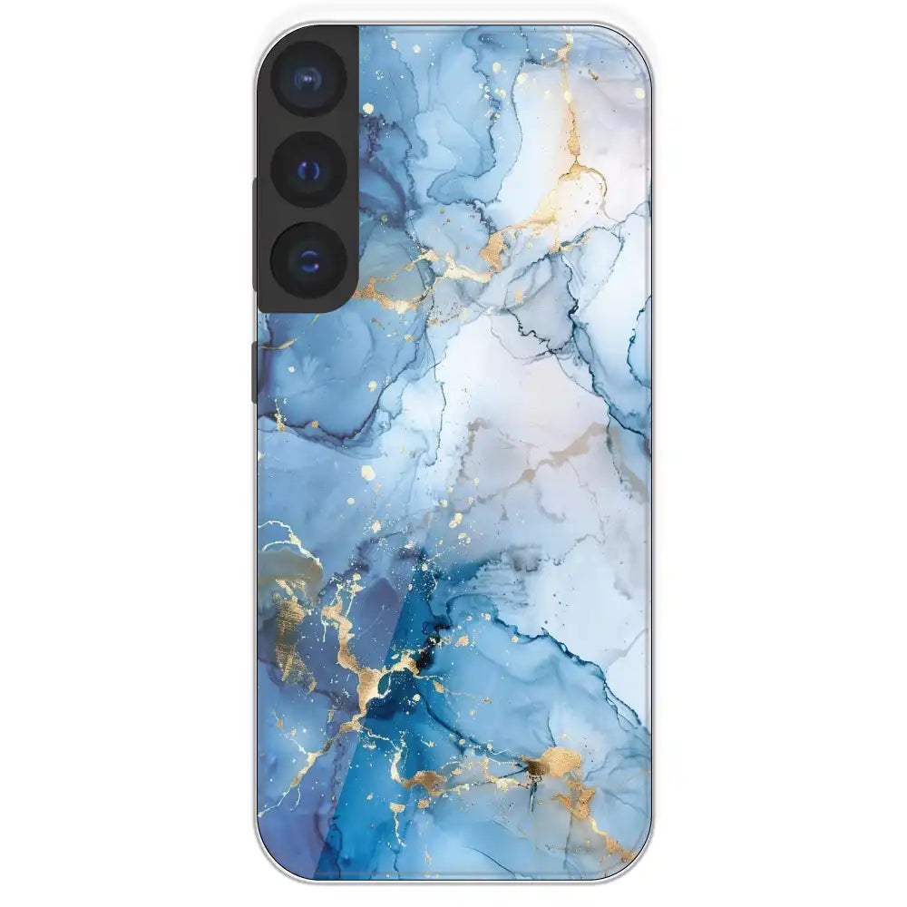 Blue Marble - Printed Silicone Case For Samsung Galaxy S21 FE