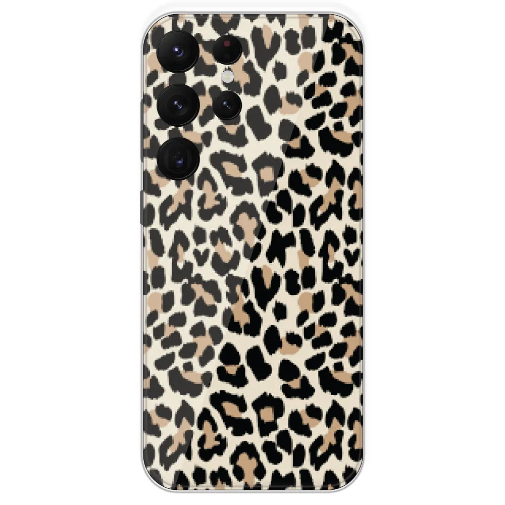 Leopard Print - Printed Silicone Case For Samsung Galaxy S22 Ultra