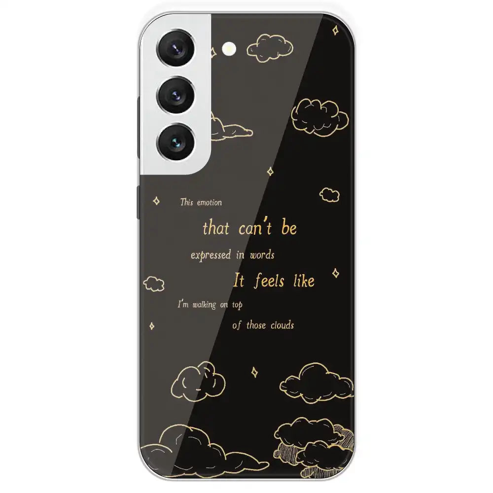 On Top Of Those Clouds - Printed Silicone Case For Samsung Galaxy S22