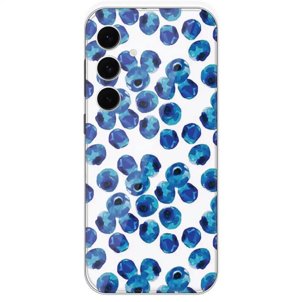 Blueberries - Printed Silicone Case For Samsung Galaxy S24 FE