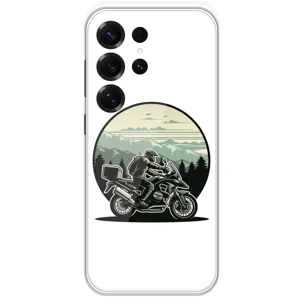 Biker - Printed Silicone Case For Samsung Galaxy S25 Ultra