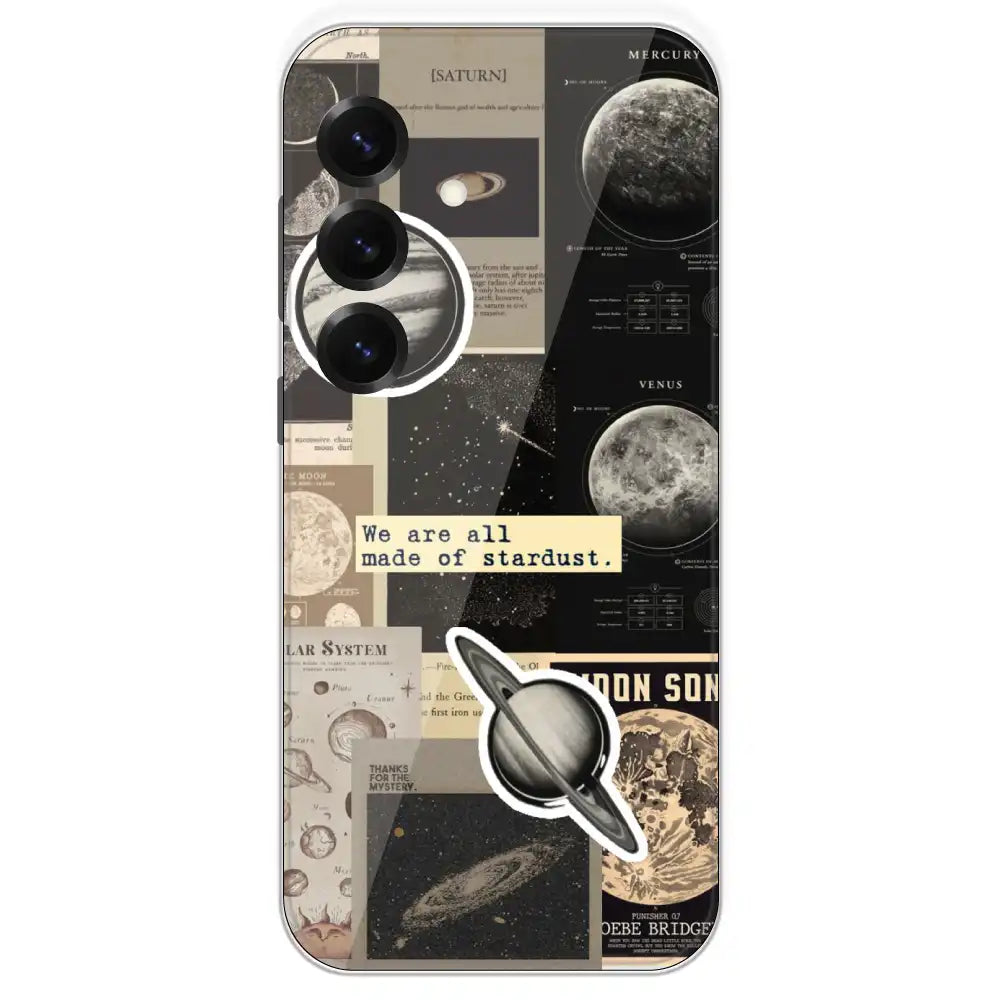 Planets - Printed Silicone Case For Samsung Galaxy S25