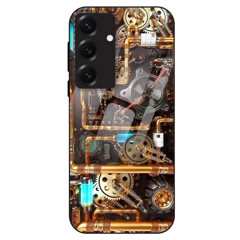 Steampunk Gear - Glass Case For Samsung Galaxy S25