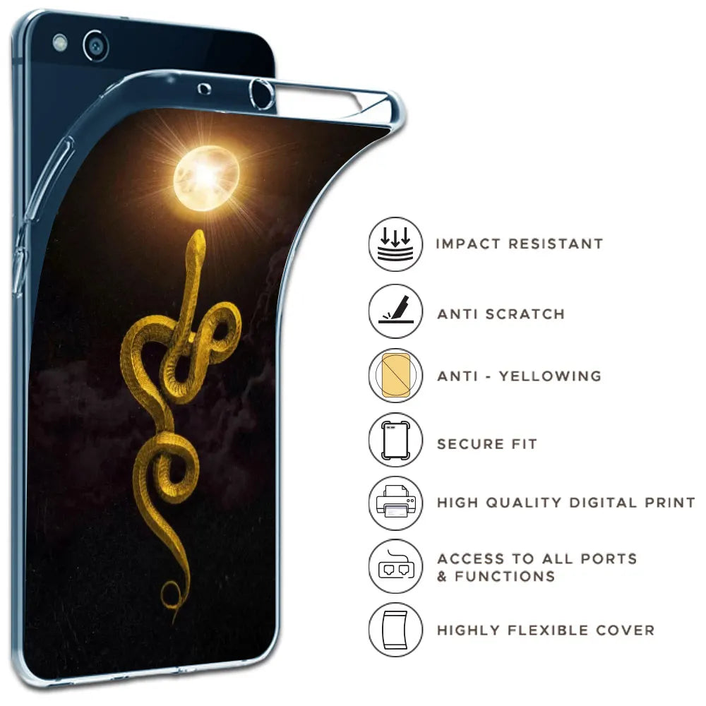 Golden Serpent - Printed Silicone Case For Apple iPhone Infographic