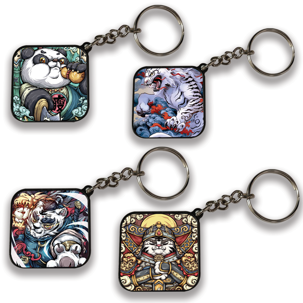 Warriors - A Combo Of 4 Keychains