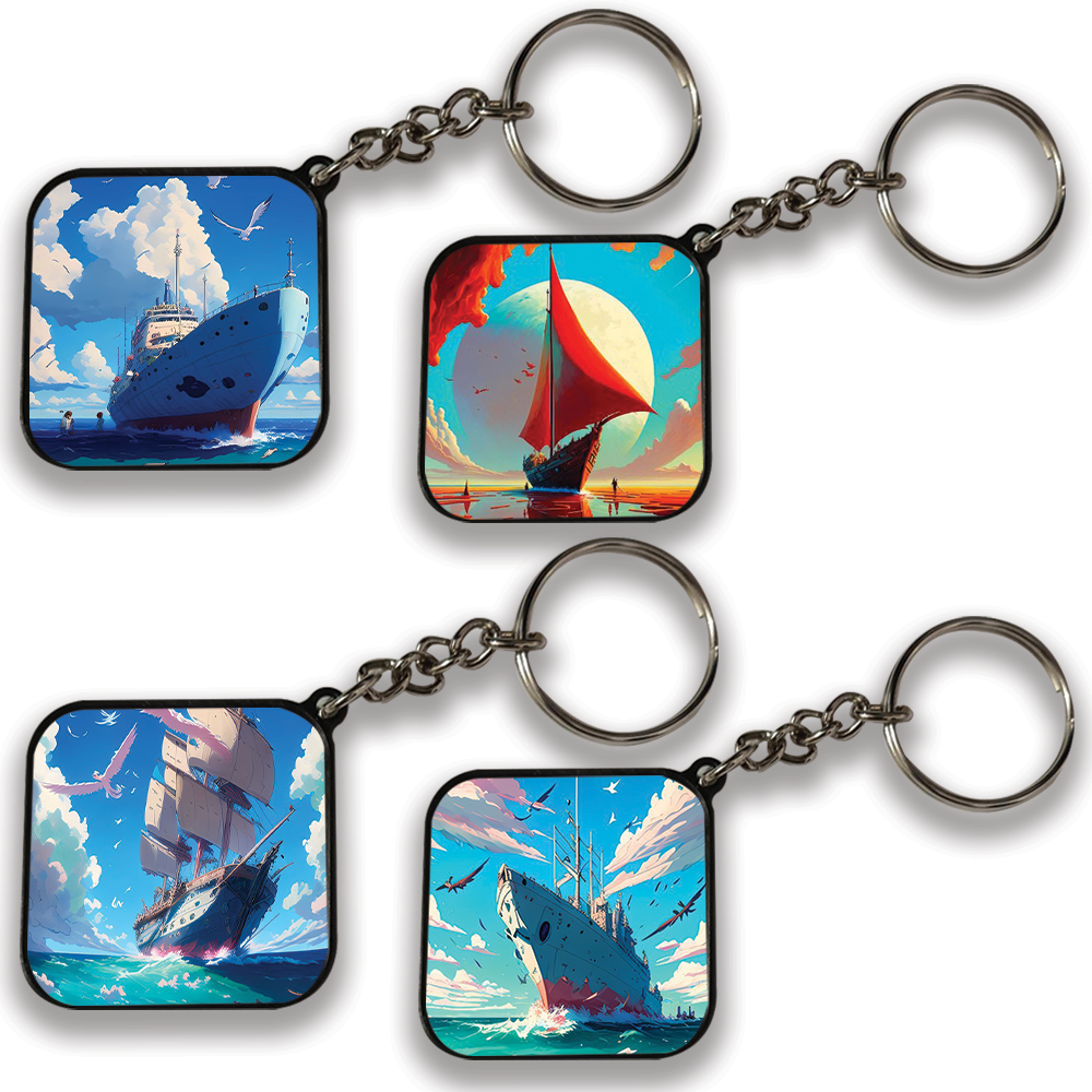 Ships - A Combo Of 4 Keychains square