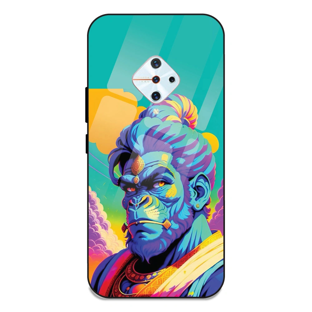 Lord Hanuman - Glass Case For Vivo S1 Pro