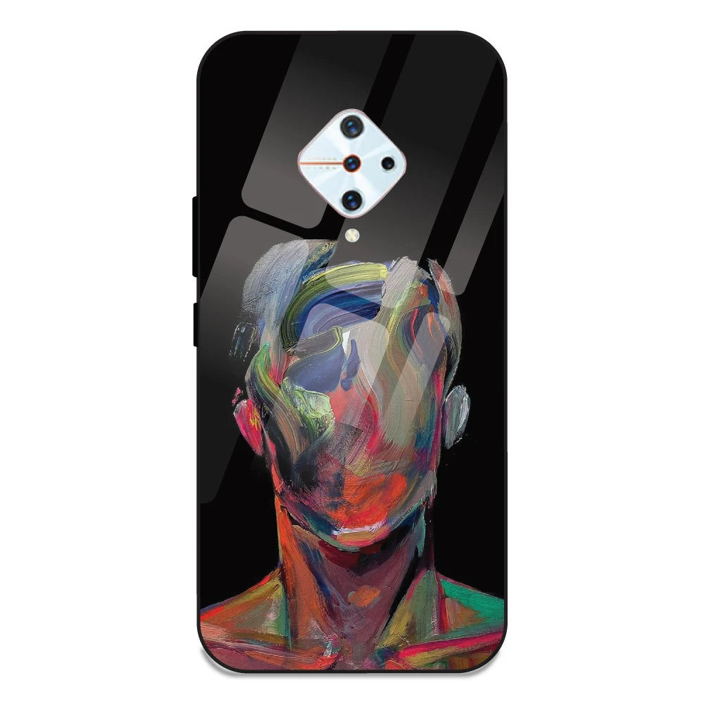 Face Oil Painting - Glass Case For Vivo S1 Pro