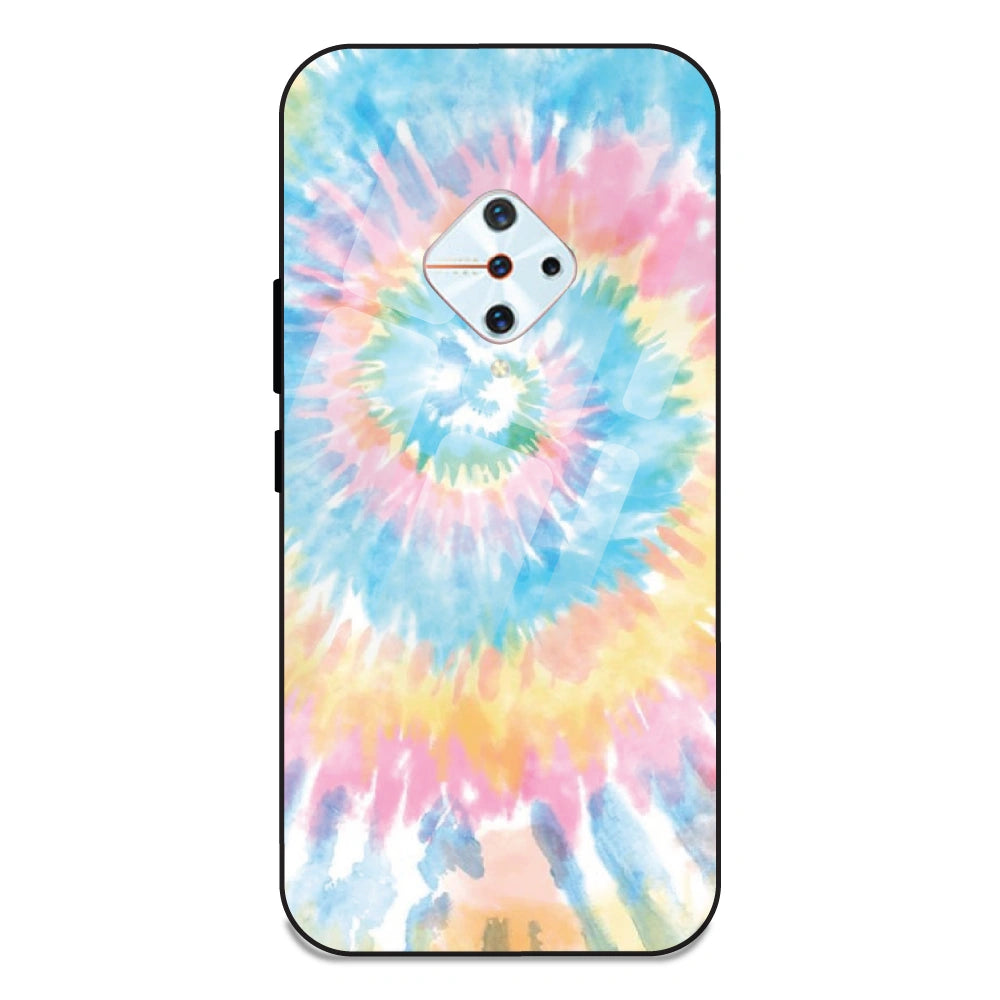 Pastel Tie Dye - Glass Case For Vivo S1 Pro