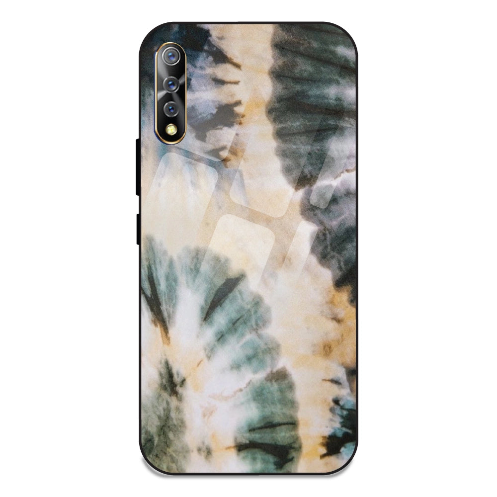 Black and Gold - Glass Case For Vivo S1