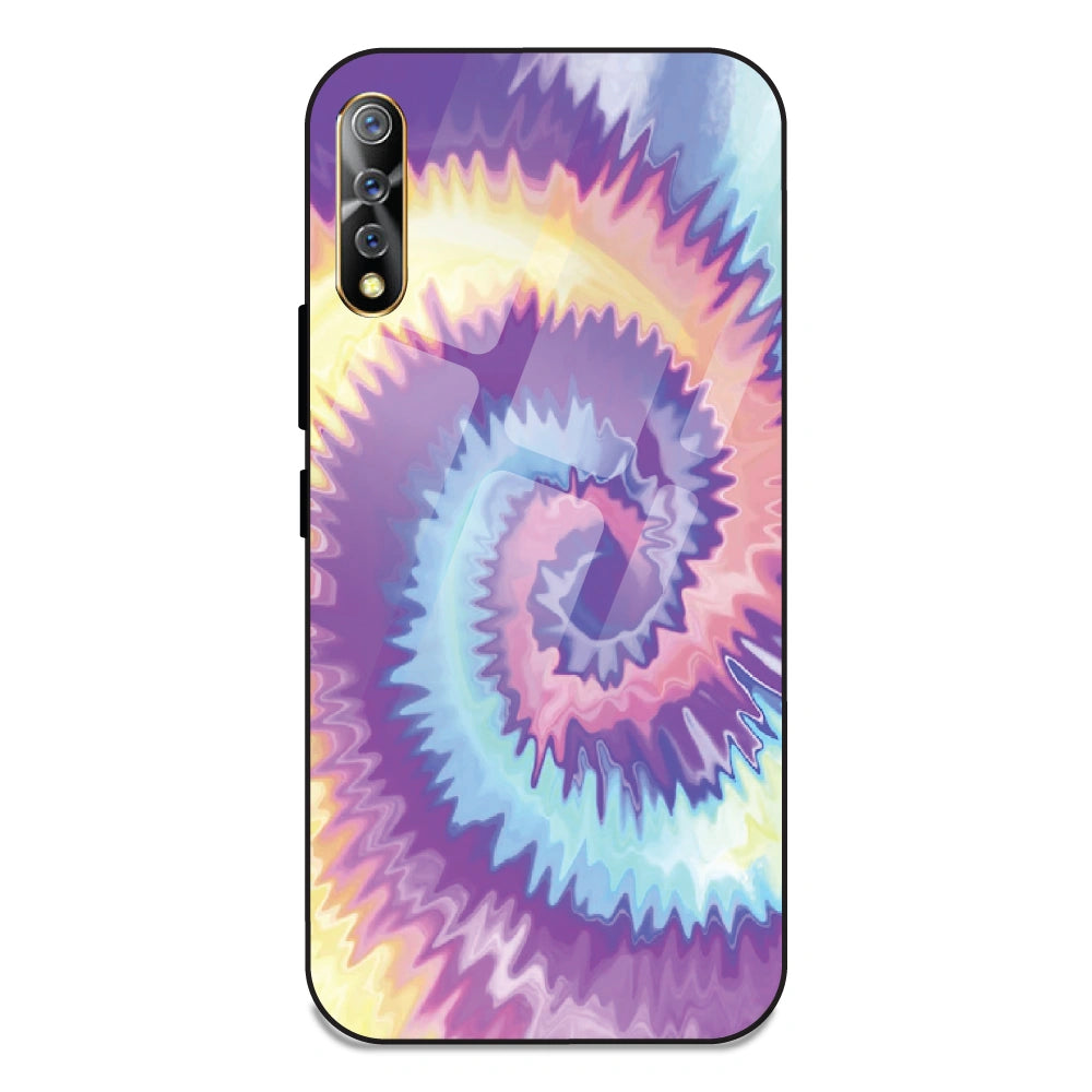 Unicorn Tie Dye - Glass Case For Vivo S1