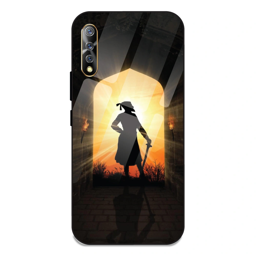 Shivaji Maharaj - Glass Case For Vivo S1