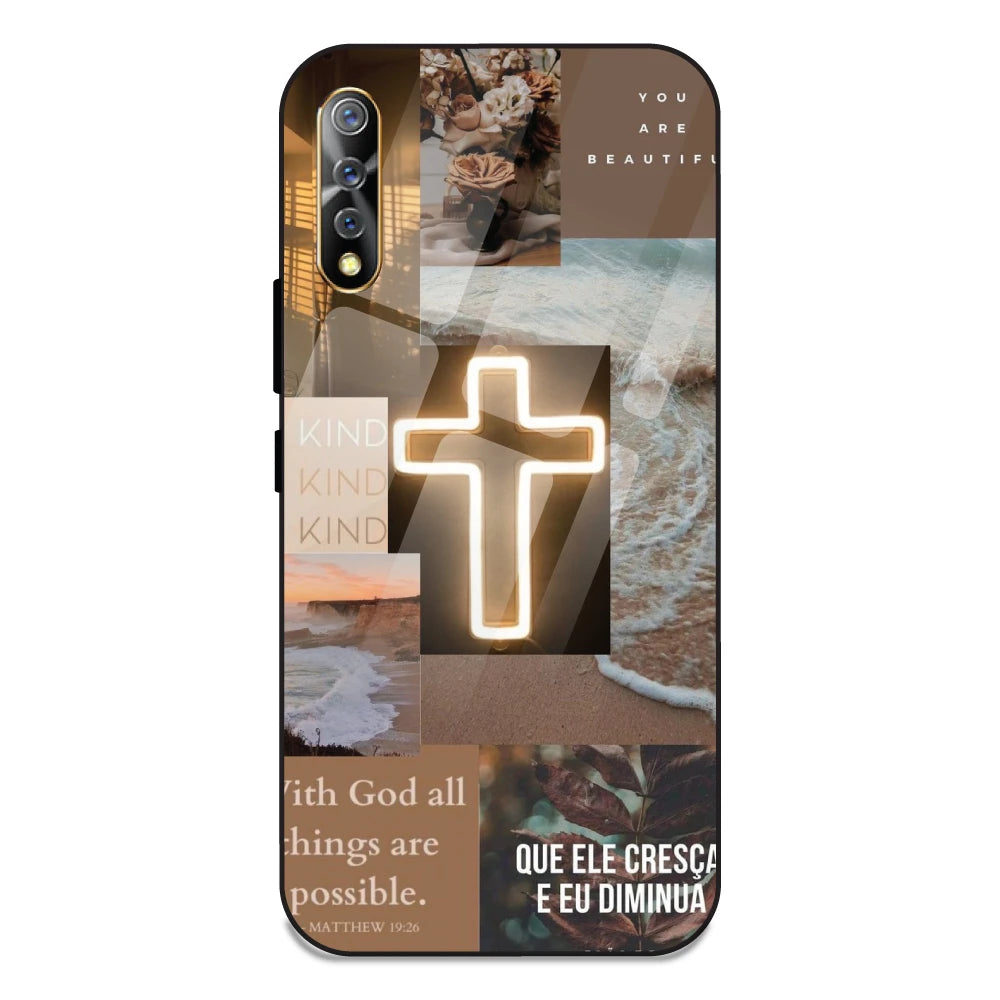 Jesus Son of God - Glass Case For Vivo S1