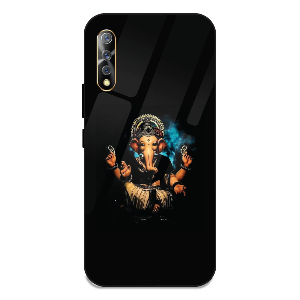 Lord Ganesh - Glass Case For Vivo S1