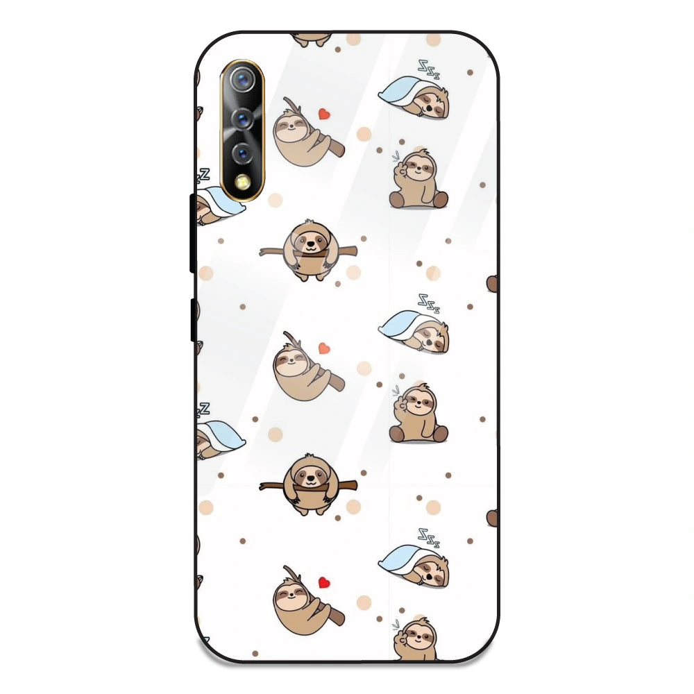 Sloths - Glass Case For Vivo S1