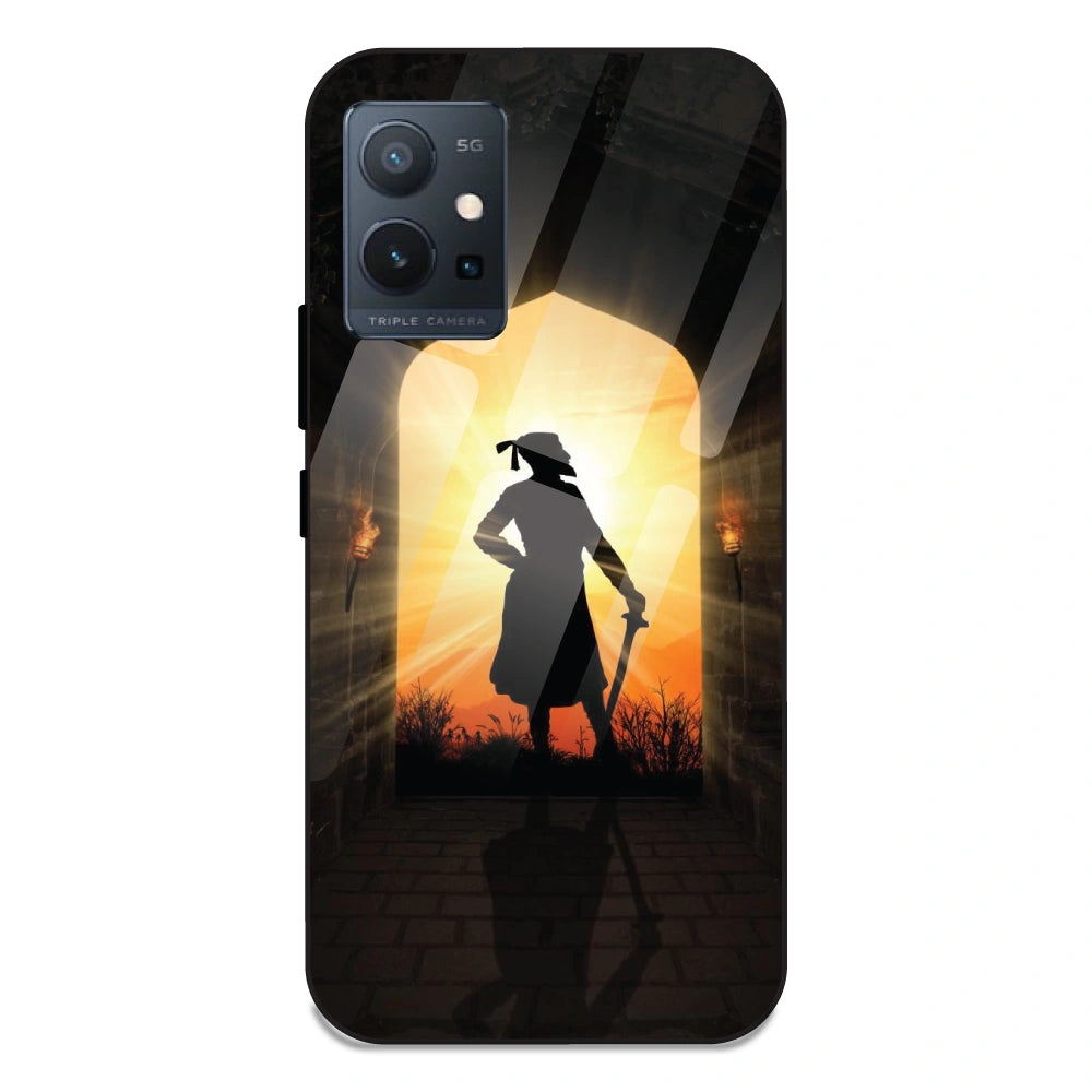 Shivaji Maharaj - Glass Case For Vivo T1 5G