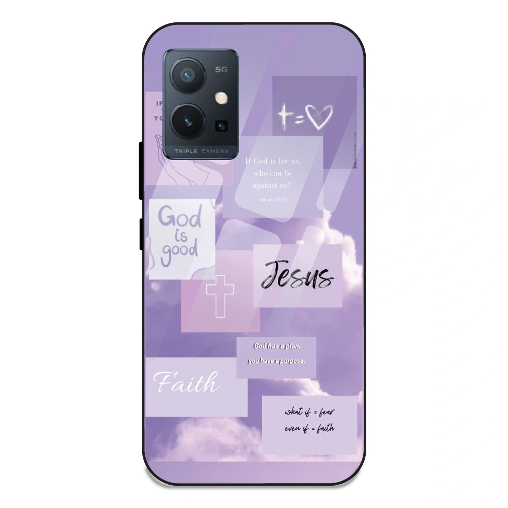 Jesus My Lord - Glass Case For Vivo T1 5G