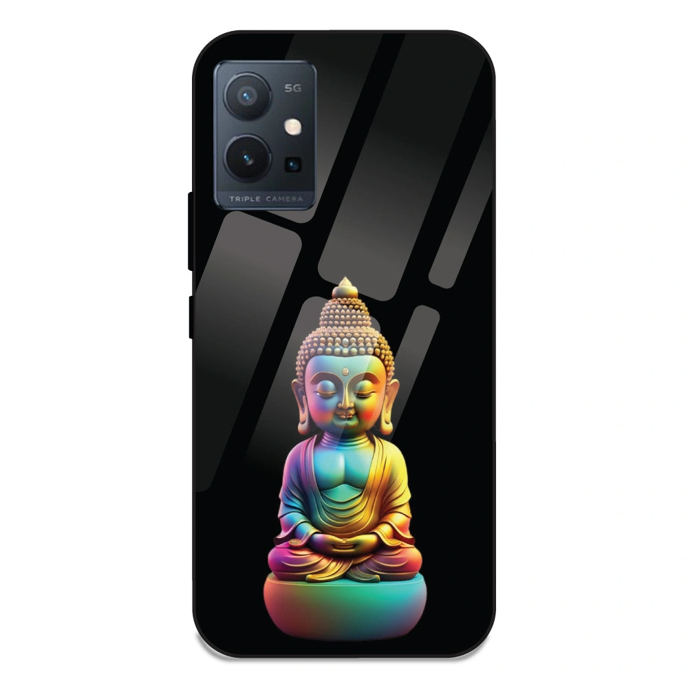Gautam Buddha - Glass Case For Vivo T1 5G