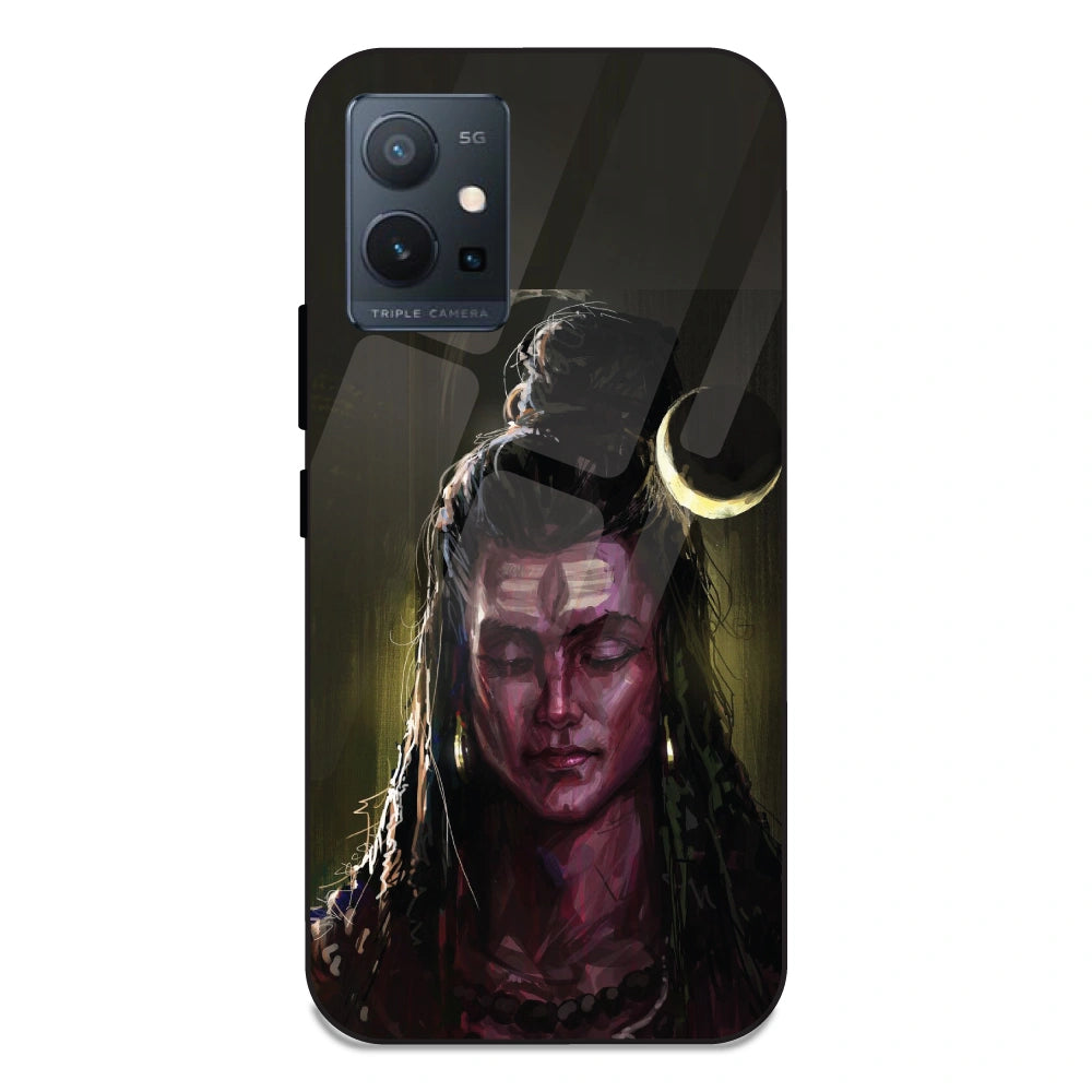 Lord Shiva - Glass Case For Vivo T1 5G